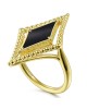 Gabriel & Co. Bujukan Black Onyx Rhombus Ring